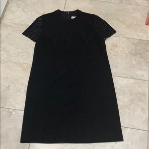 Black shift dress